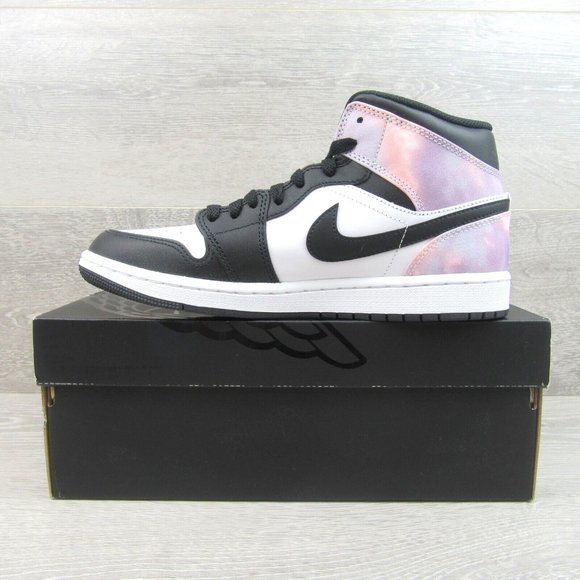 Air Jordan 1 Mid SE Zen Master Tie- Dye Sneakers Mens Size 9.5 NEW - Picture 3 of 15